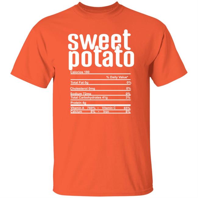 Incandescent Sweet Potato Label Shirt Ashley Maes Kitchen Merch