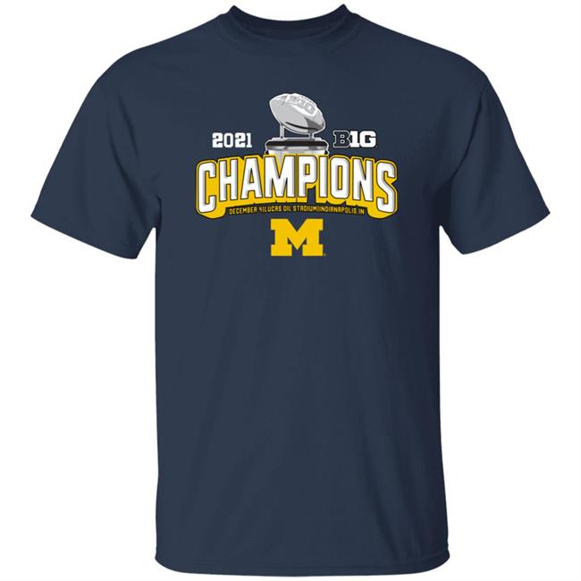 Big Ten Football Conference Champions Locker Room Shirt Fanatics Store