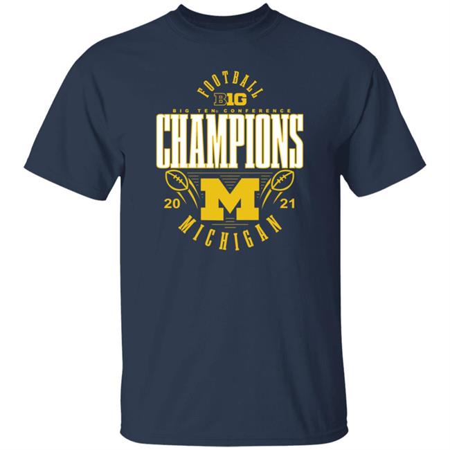Michigan Big Ten Championship Shirt Michigan Football Big Ten Conference Champs Shirt