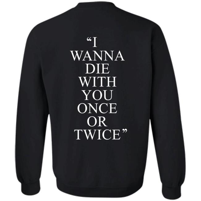 Pity Sex I Wanna Die With You Once Or Twice Hoodie Pity Sex I Wanna Die With You Once Or Twice Hoodie