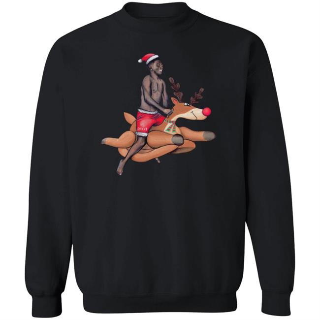 Ian Wright's Santa's Saka Sweatshirt Bukayo Saka Sweatshirt
