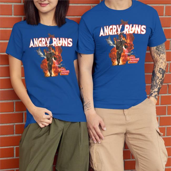 Angry Runs Good Morning Football Shirt Kyle Brandt Josh Allen