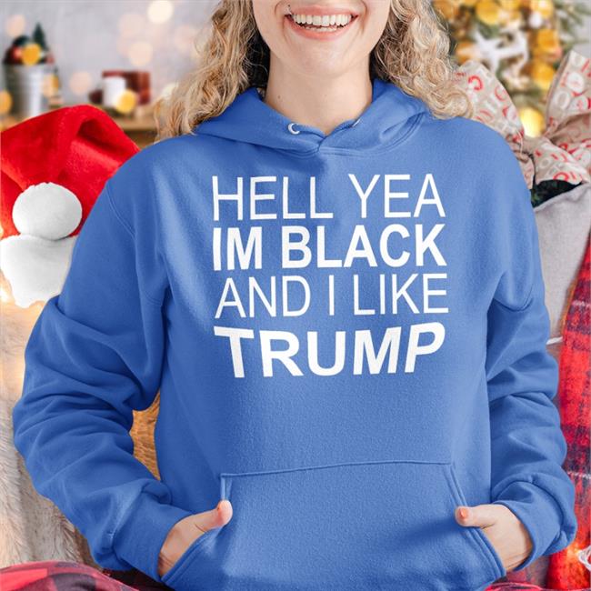 Zeek Arkham Hell Yeah, I’M Black And I Like Trump Long Sleeve T Shirt Maga Republicans