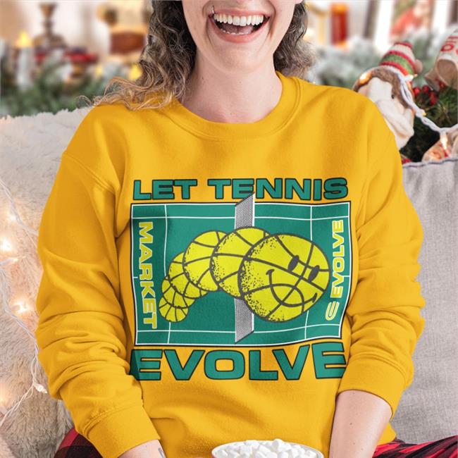 Userjaymes Let Tennis Evolve Funny T Shirt
