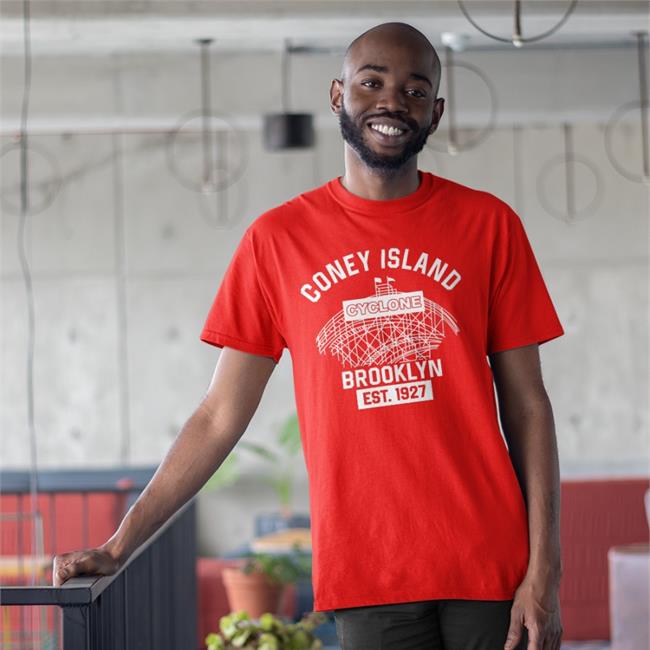 Tommyinnit Wearing Coney Island Cyclone Brooklyn T Shirts