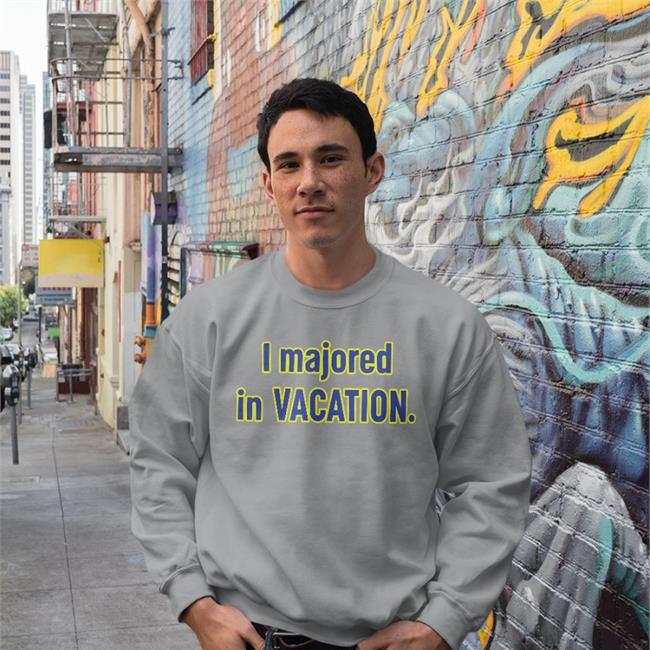 I Majored In Vacation T Shirt