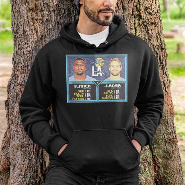 K.Mack Vs J.Bosa Electric Duo Long Sleeve Tee Shirt