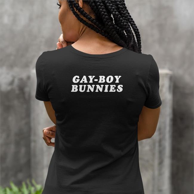 Weird Thrift Store Shirts Gay-Boy Bunnies T Shirt Black