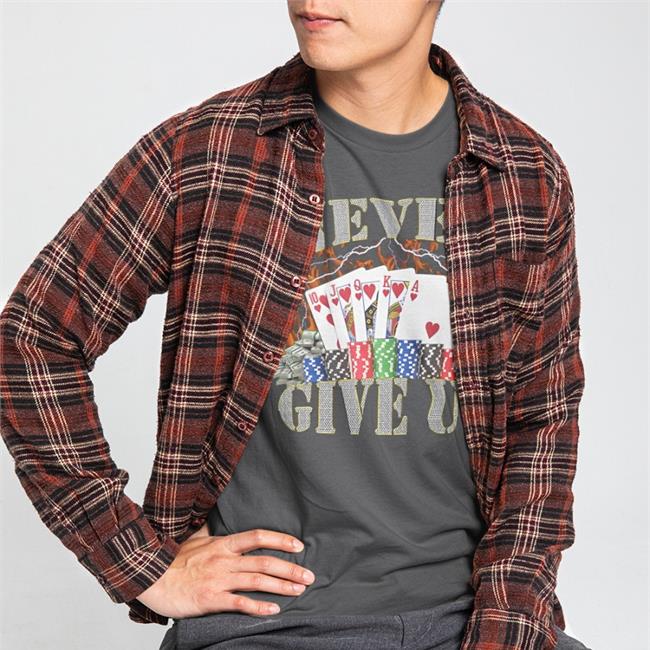Hard Shirts Merch Never Give Up Shirt Hard Shirts Merch Hardshirts777 Poker Never Give Up Shirt