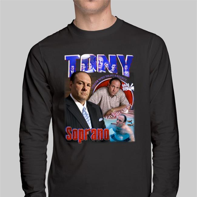 Grace Court Tony Soprano Give Respect Tee Sopranos Central