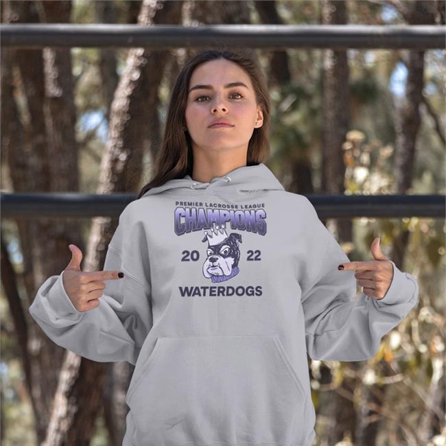 Premier Lacrosse Legue Champions 2022 Waterdogs T Shirt Barstool Sports Store