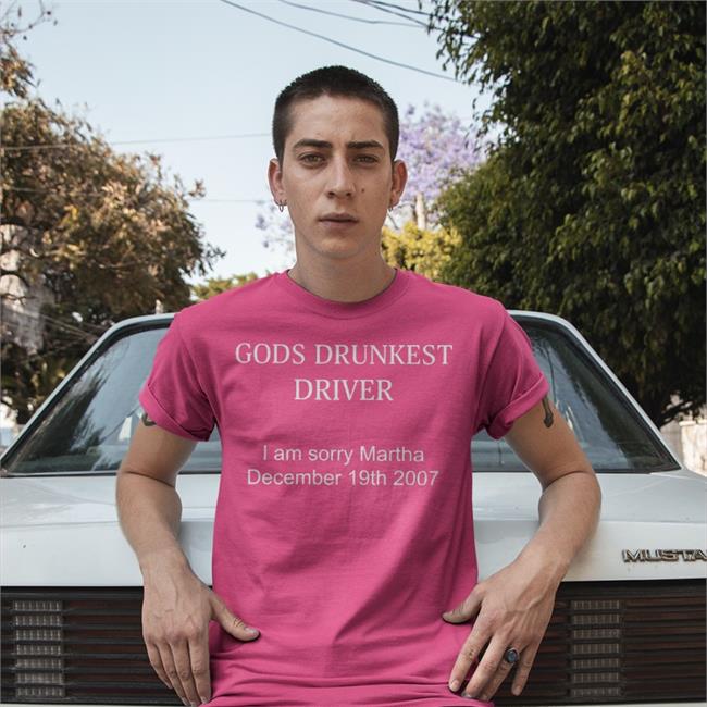 Gods Drunkest Driver I'm Sorry Martha December 19Th 2007 Hoodie