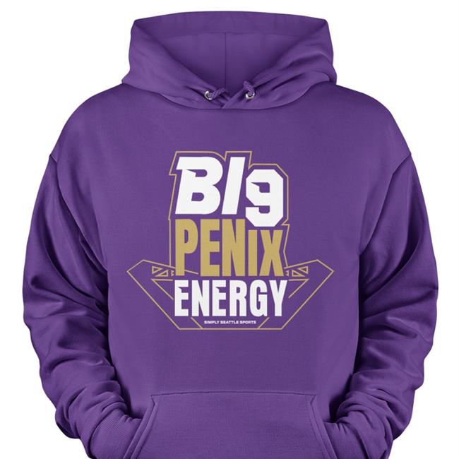 Simply Seattle Sports Big Penix Energy T Shirt UW Football Team