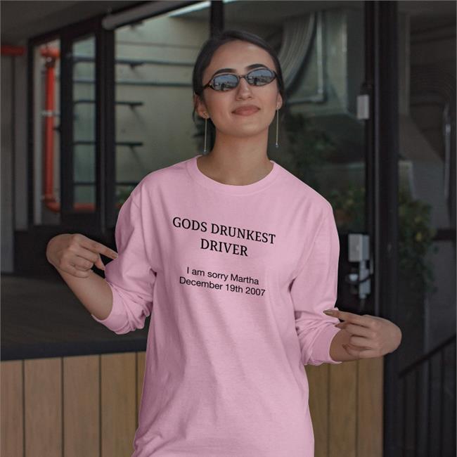 Schizo Store God's Drunkest Driver Tee Shirt