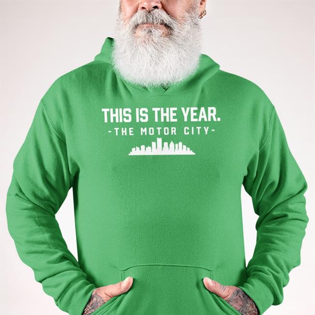 Pat Mcafee Show Merch This Is The Year The Motor City Tee Shirt Evan Fox This Is The Year The Motor City New Shirt