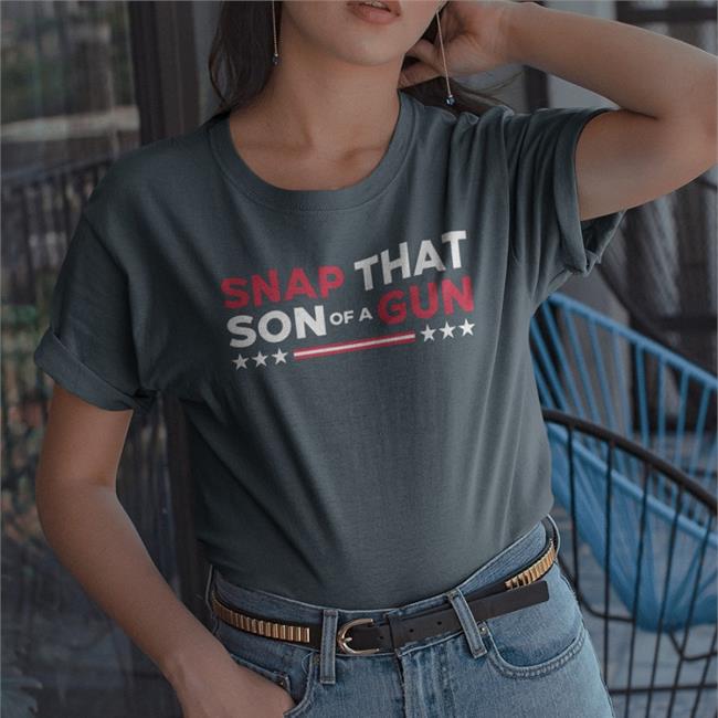 Barstool Sports Store Snap That Son Of A Gun Tee Navy