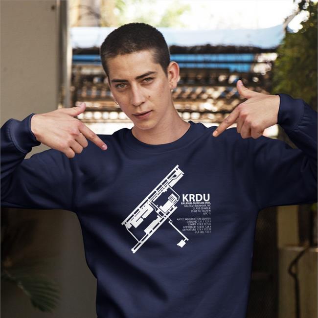 Airport-Tees Krdu / Rdu Raleigh Durham International Hoodie
