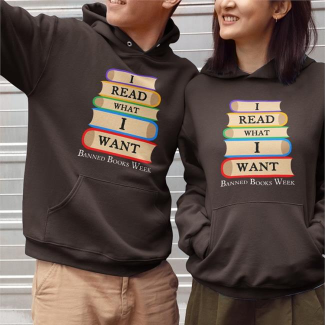 I Read What I Want Banned Books Week Hoodie