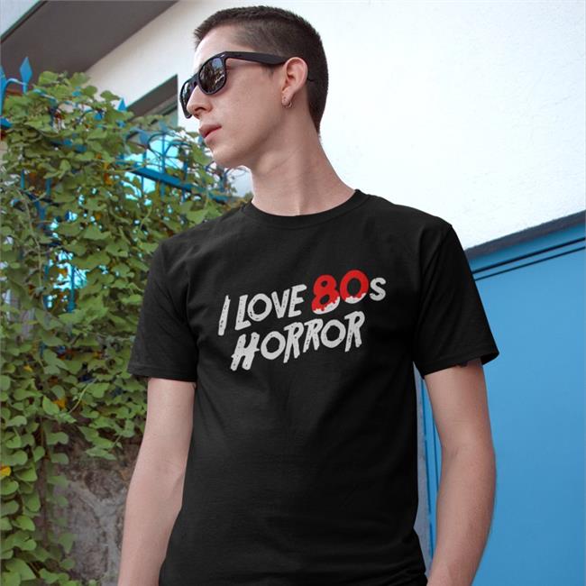 I Love 80S Horror Hoodie