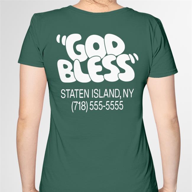 God Bless Staten Island,NY 718 555 5555 Sweatshirt Sal Vulcano Merch