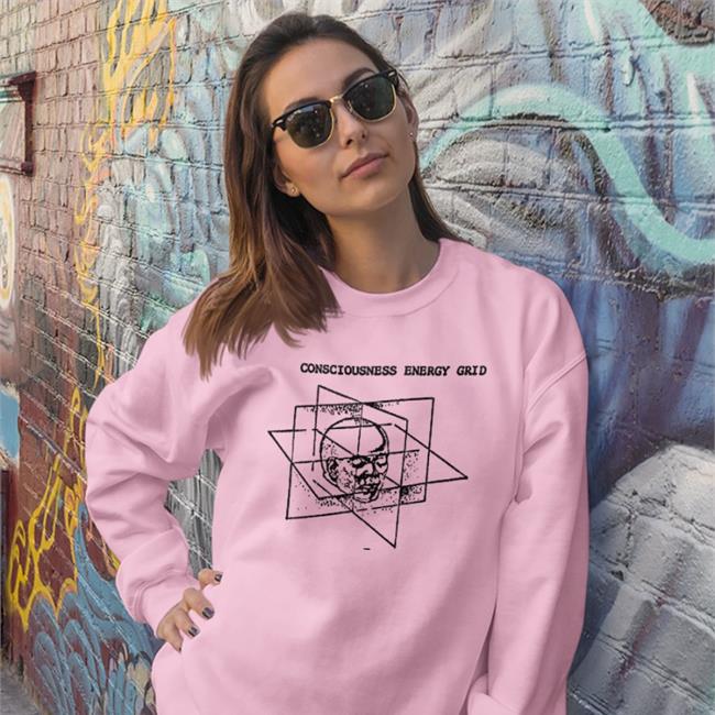Consciousness Energy Grid Shirt White Coffin Fit