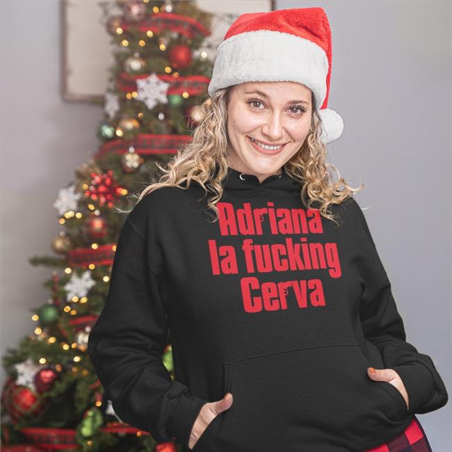 The Sopranos Guy Adriana La Fucking Cerva The Sopranos Tee Black