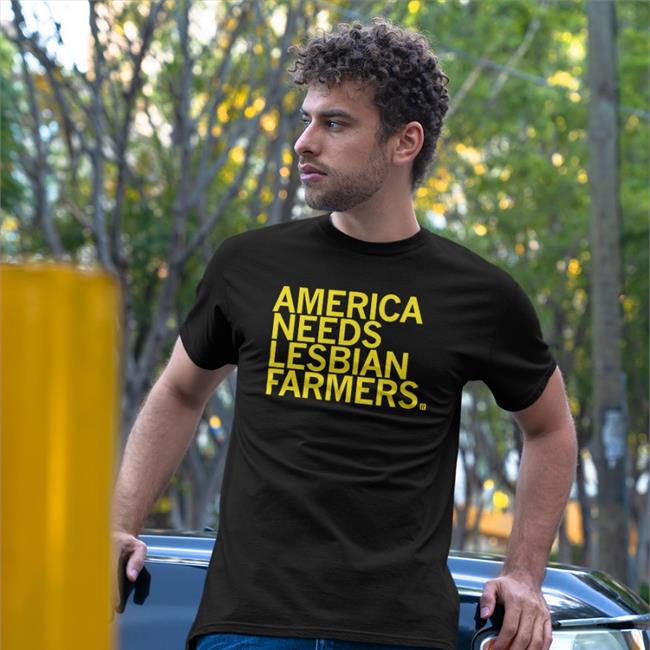 Raygun Store America Needs Lesbian Farmers T-Shirt