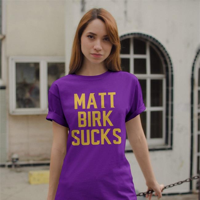 Paulmarvinarts Store Matt Birk Sucks Hoodie Minnesota