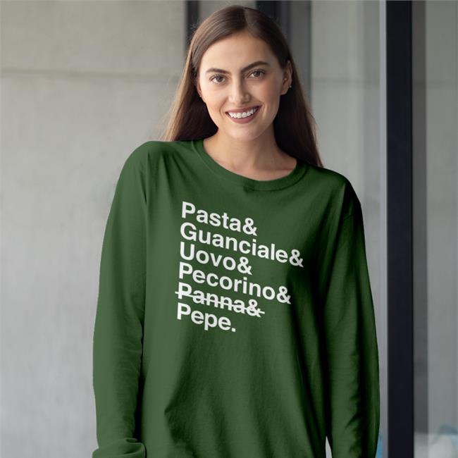 Pasta & Guanciale & Uovo & Pecorino & Panna & Pepe Hoodie