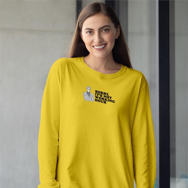 Weepy Sorry It's Not Working Hour Tee Shirt White