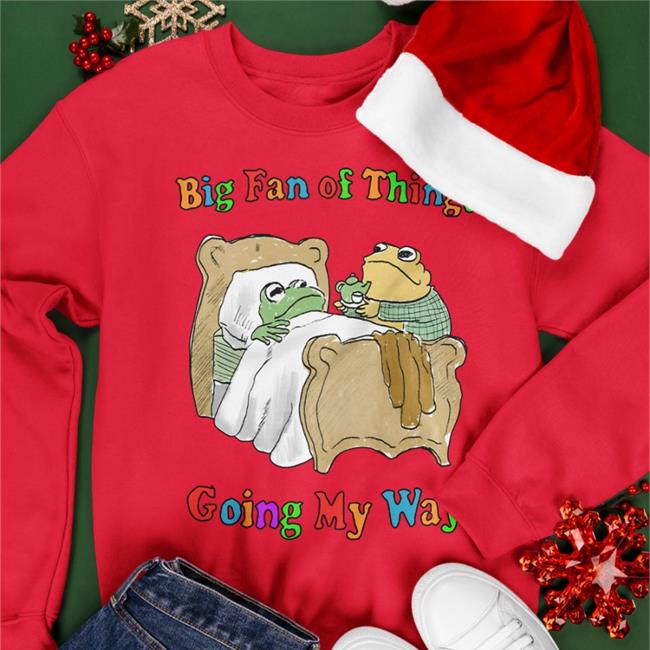 Big Fan Of Things Going My Way Sweatshirt White