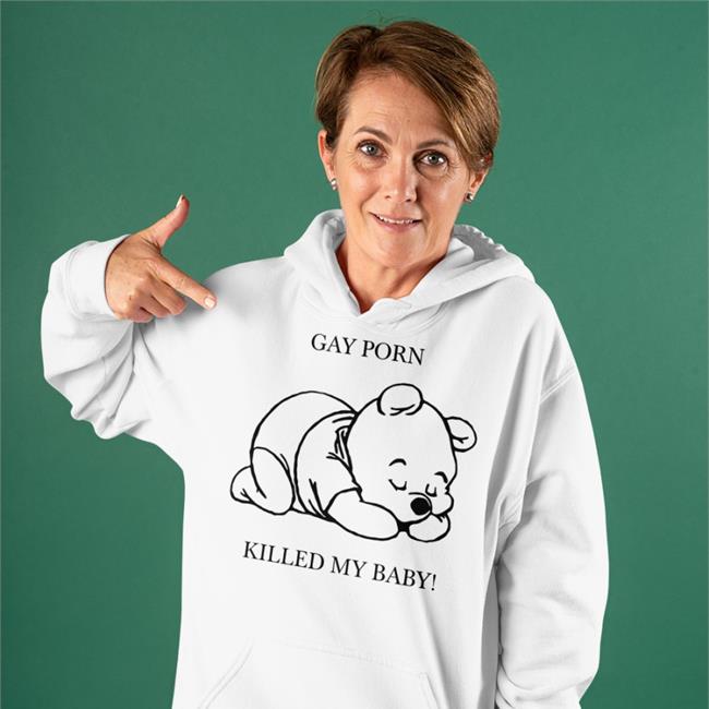 Shirts With Threatening Auras Gay Porn Killed My Baby T Shirt White