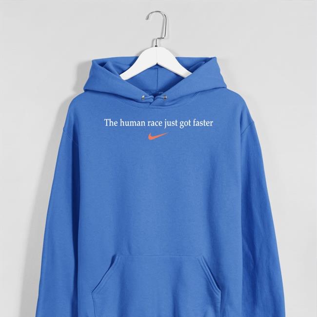 Nn Running Team The Human Race Just Got Faster Shirt Eliud Kipchoge