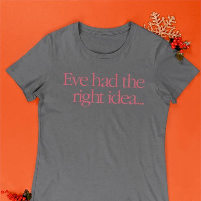 Eve Jobs Wears Eve Had The Right Idea Tee Shirts At Wsj. Magazine Event In Paris
