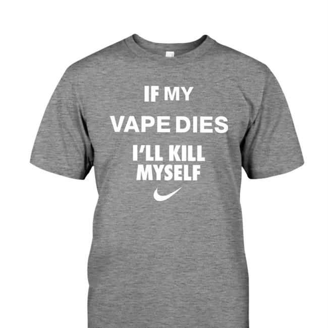 Hanfjob If My Vape Dies I'll Kill Myself Hoodie