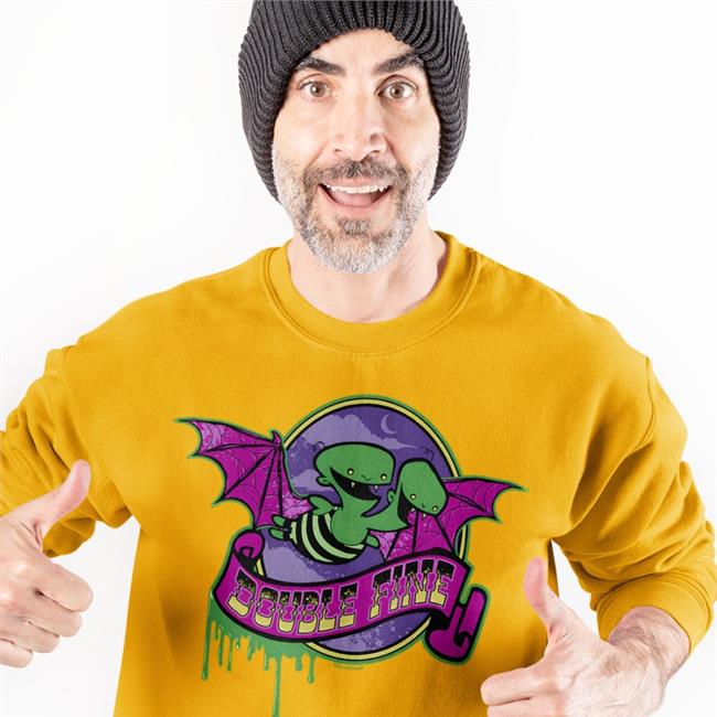 Xbox Gear Double Fine Halloween Long Sleeve T Shirt