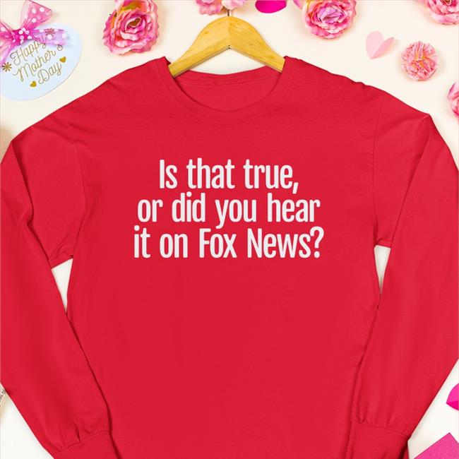 Magnum Farce Is That True Or Did You Hear It On Fox News Long Sleeve Tee Shirt Navy