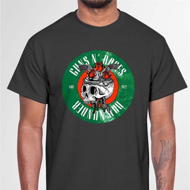 Axl Rose Black Guns N Roses Downunder Aus 2022 Shirt