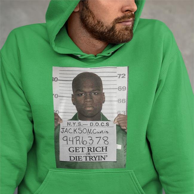 G Unit Store Limited Edition ‘Get Rich or Die Tryin’ Mugshot Shirt 50cent