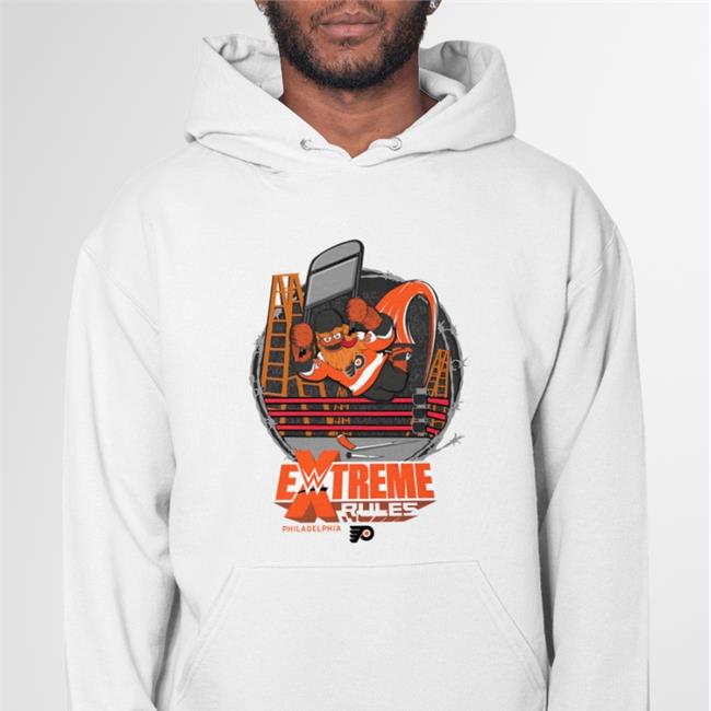 Gritty Extreme Rules 2022 Event Shirt Eventshop1 Wwe Merch Philadelphia Flyers