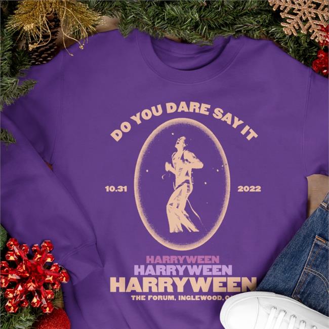 Do You Dare Say It Harryween 2022 Ladies T-ShirtPremium Fit Mens Tee