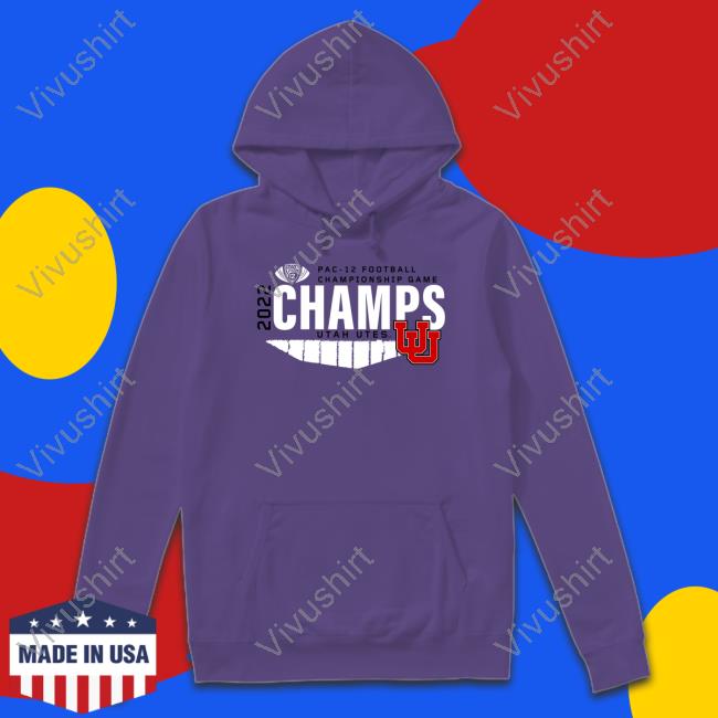 Utah Football 2022 Pac-12 Champions Game Shirt