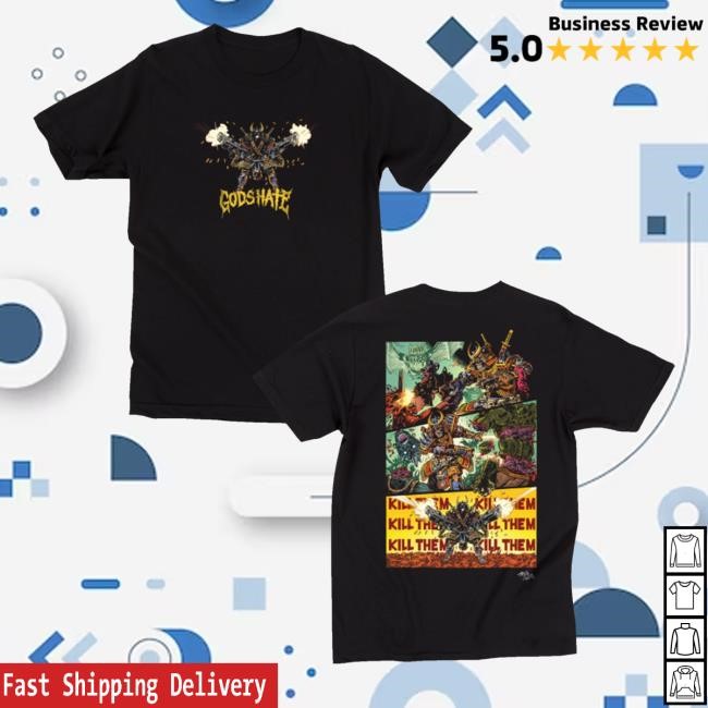 God's Hate Kill Them All Comic Tee