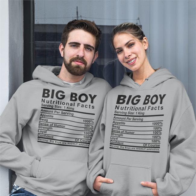 Big Boy Nutritional Facts T Shirts Shirts That Go Hard