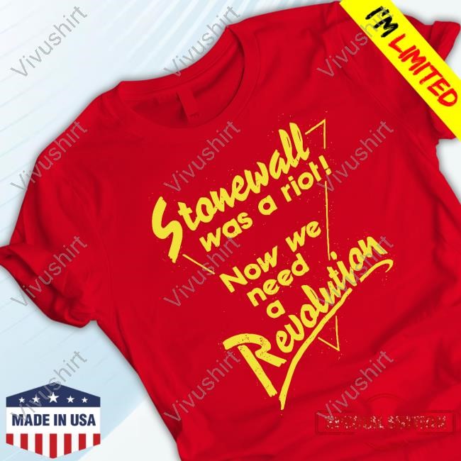 Pandershirts Store Stonewall Was A Riot Now We Need A Revolution Long Sleeve T Shirt