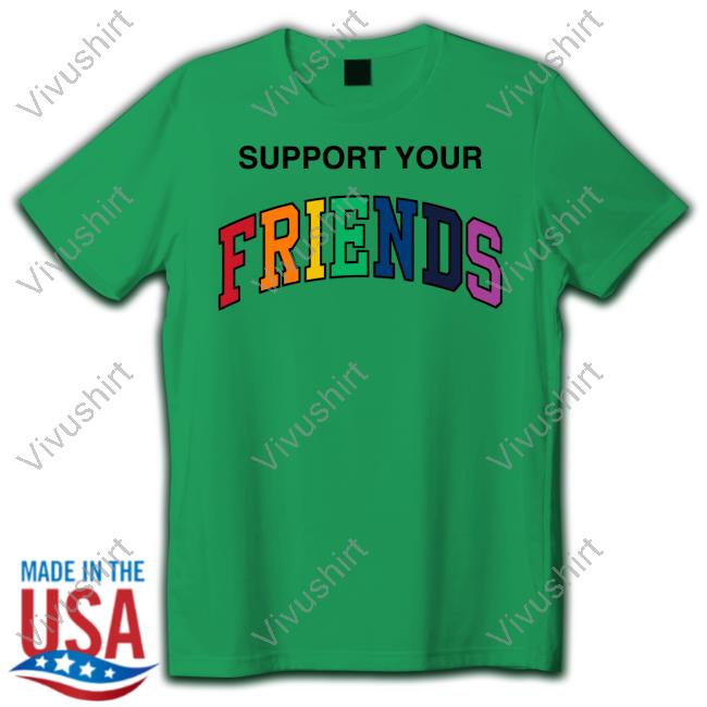 Adrian Phillips Wearing Support Your Friends Shirt