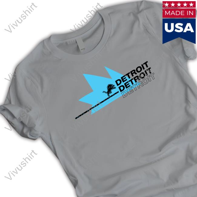 Ninja X Detroit Merch Lions Midwest Tee Shirt