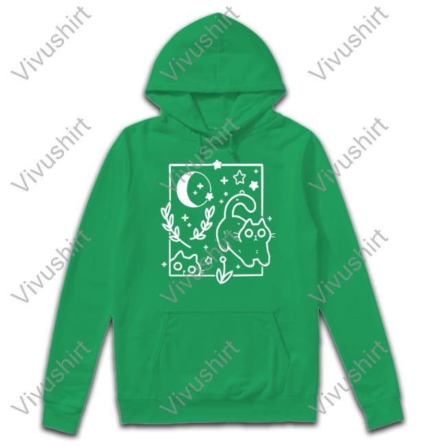 Crowlines Shop Midnight Hour Sweatshirt Cat Midnight Hour Cat T Shirt