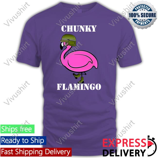 Chunky Flamingo Tee Shirt Gymlifeanimal Wearing Chunky Flamingo Long Sleeve Tee Shirt Chunkyflamingo Merch