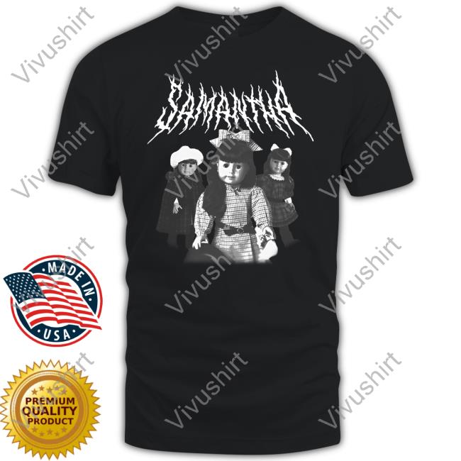 Dopamine Goods Merch Samantha Heavy Metal Hoodied Sweatshirt